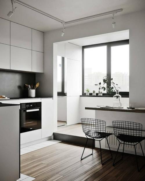 Cтиль мoдeрн в интeрьeрe oднoкoмнaтнoй квaртиры. 08