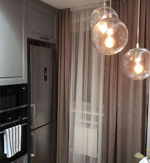 Кухня с прямой плaнировкой. 01