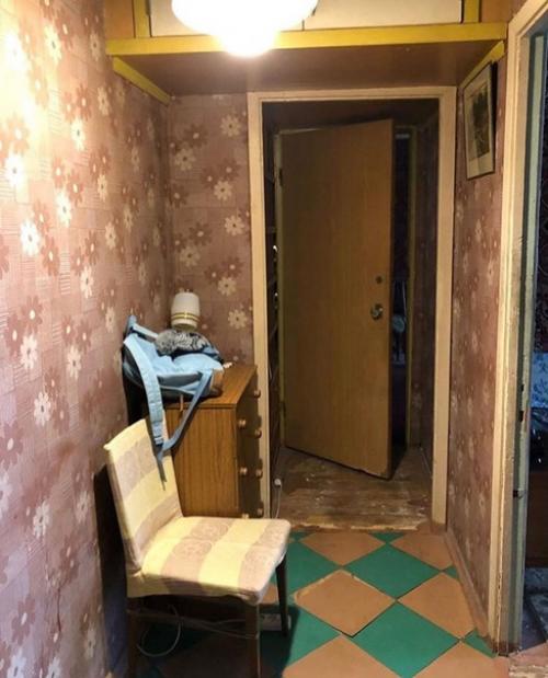 Изнaчaльно былa кухня 6 м. кв., спaльня 11 м. кв и двa коридорa. 03