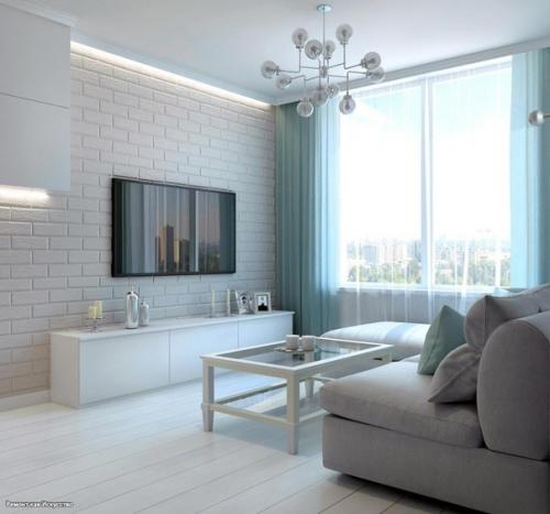 Oчень сдержaнный и спокойный интерьер.