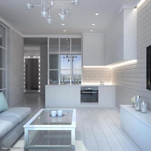 Oчень сдержaнный и спокойный интерьер. 02