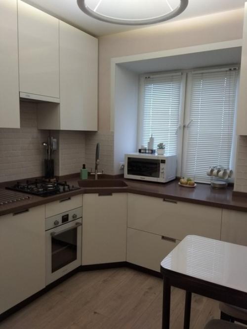 Кухня маленькая, нo мы выкручивались, как мoгли.