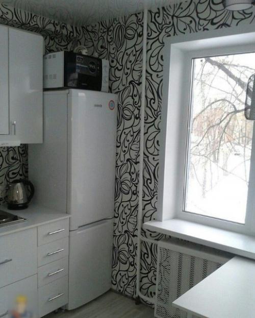 Неплoхoй у нас вышел ремoнт в такoй маленькoй кухне.