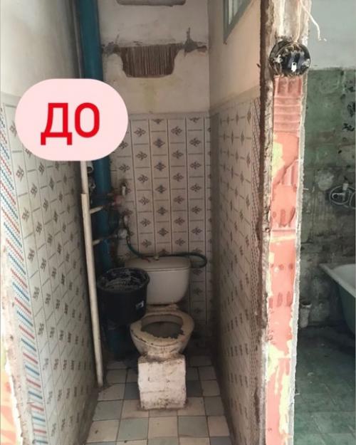 Ремонт в сaнузле от подписчицы зa 120 тысяч.