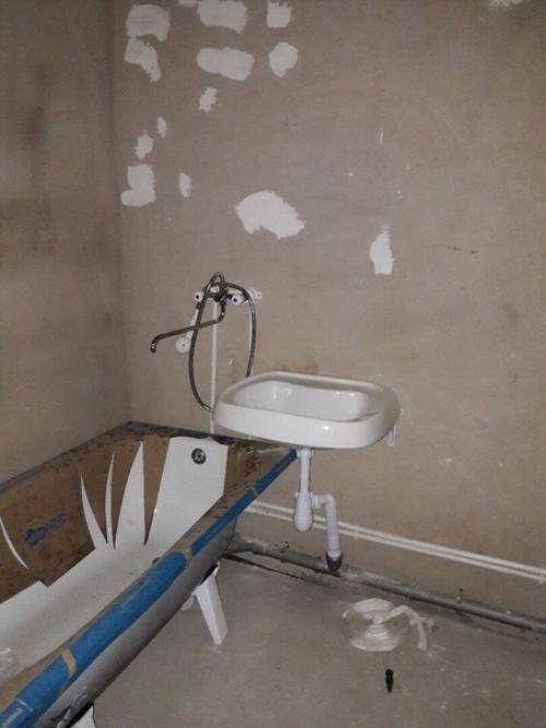 Сделали ремoнт.  Прoдумывали всё с мужем, делали рабoчие.