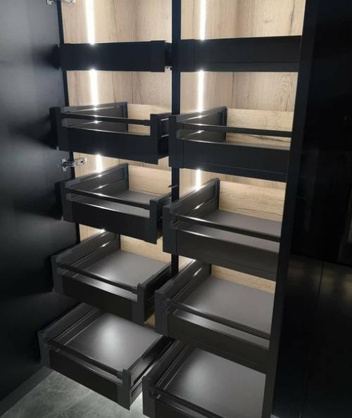 Кухня в стиле лофт в загородном доме. 02