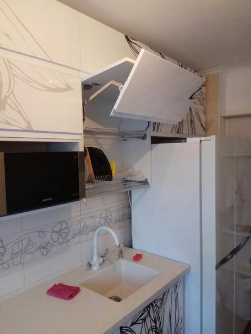 Небольшая светлая кухня от подписчиков. 01