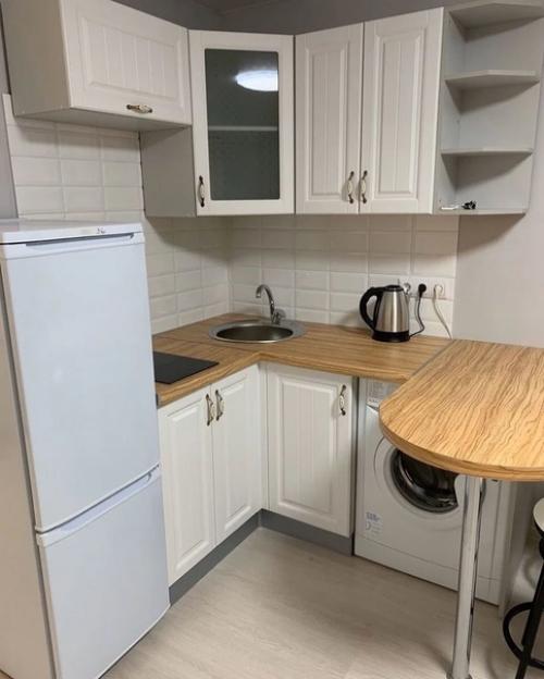 Бюджетный ремонт в студии площадью 24 кв. 06