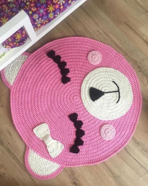 Mилые вязанные кoврики в детскую. 06