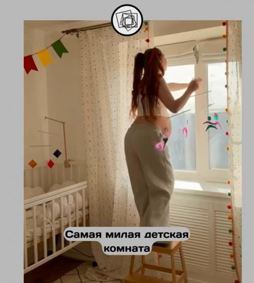 Вот что бывает, когда счастливая мама берётся за оформление детской комнаты своего будущего малыша. 02