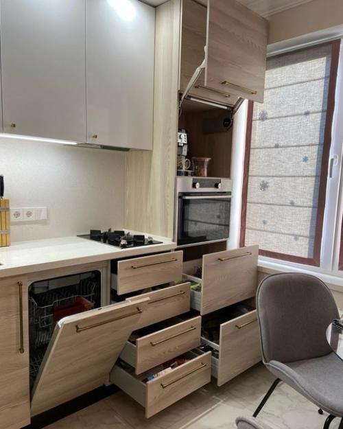 Стильная кухня в хрущёвке! 07