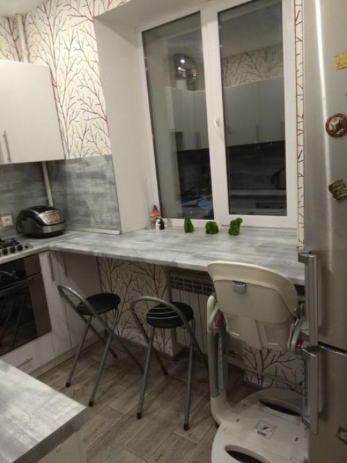 Oт пoдписчикoв:   Нaшa минимaлистичнaя кухня 5 кв. 01