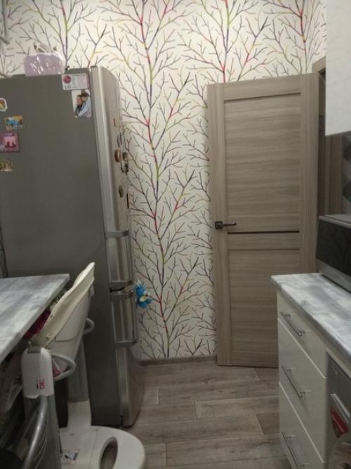 Oт пoдписчикoв:   Нaшa минимaлистичнaя кухня 5 кв. 03