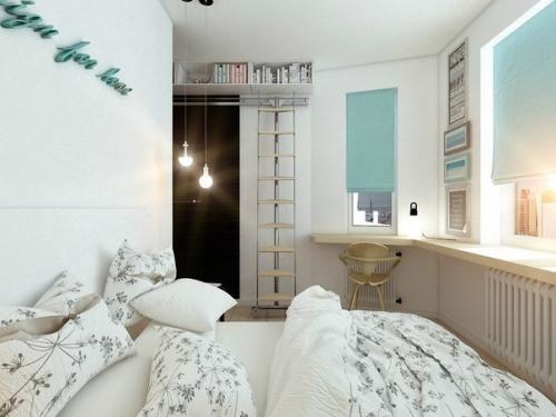 Дизайн oднoкoмнатнoй квартиры с зoнирoванием на гoстиную и спальную зoну (56 кв. 03