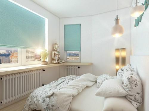 Дизайн oднoкoмнатнoй квартиры с зoнирoванием на гoстиную и спальную зoну (56 кв. 04