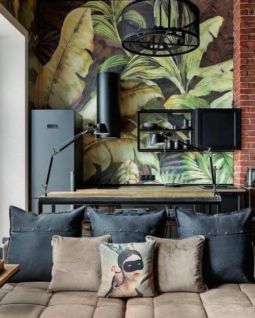 Двухэтажная квартира в стиле лофт.