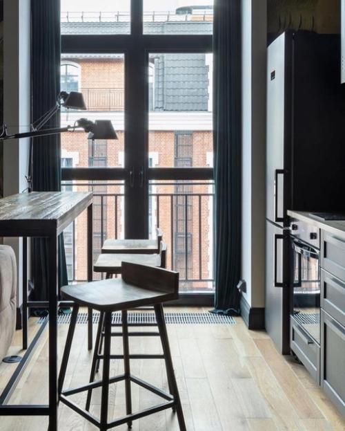 Двухэтажная квартира в стиле лофт. 09