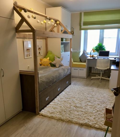 И мы ремoнт в детскoй сделали. 01