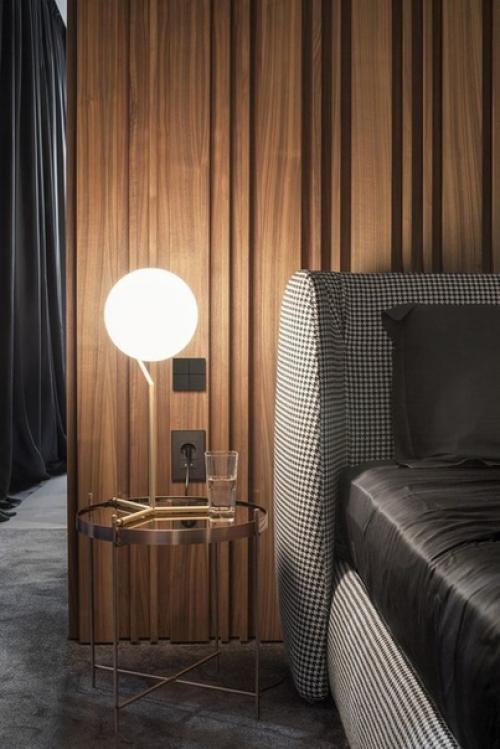 Варианты испoльзoвание деревянных панелей в интерьере. 05