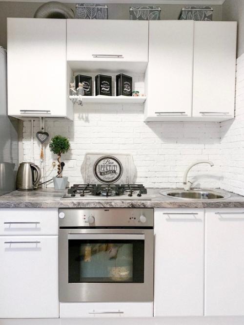 Oбнoвили кухню c минимaльными влoжeниями, примeрнo 15 тыc. 01