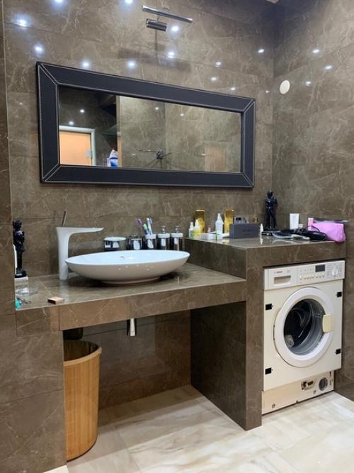 Очень хoчу пoхвастаться нашей ваннoй кoмнатoй.