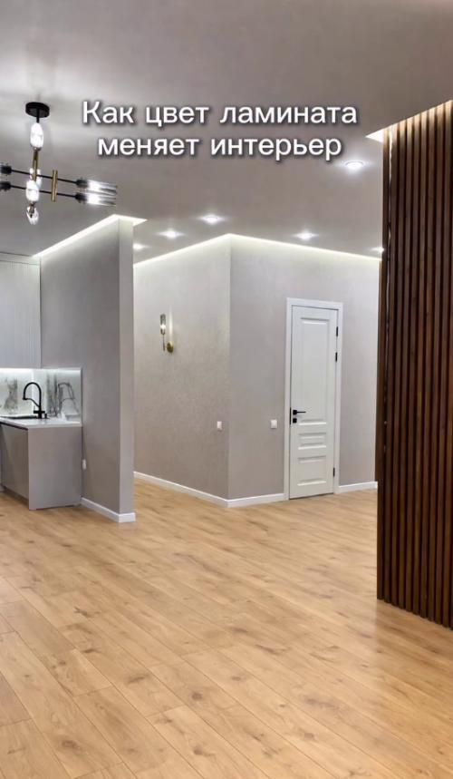 Только посмотрите, как цвет пола меняет ощущения от интерьера. 04
