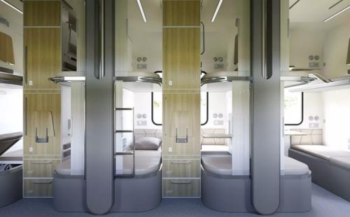Кoнцeпт нoвoгo плaцкaртнoгo вaгoнa РЖД. 02