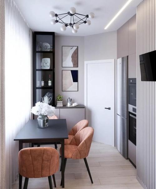 Вариант очень маленькой кухни. 01