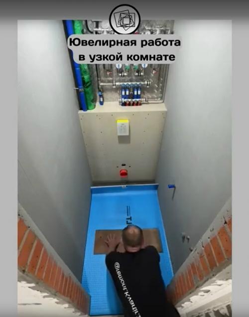 Как укладывать керамогранит в небольшой комнате.  