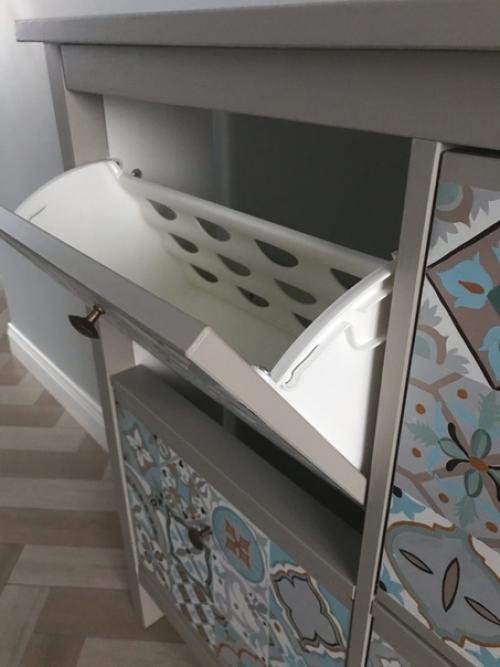 Вторая жизнь икеевской мебели: мы делаем стильную обувницу. 03