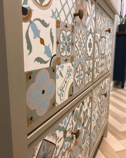 Вторая жизнь икеевской мебели: мы делаем стильную обувницу. 05