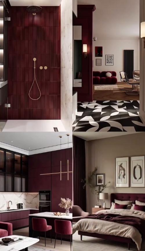 Мы запоминаем новые интересные сочетания цветов в ремонте в этом году. 08