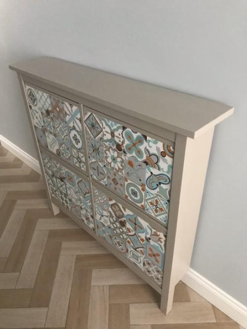 Вторая жизнь икеевской мебели: мы делаем стильную обувницу. 02