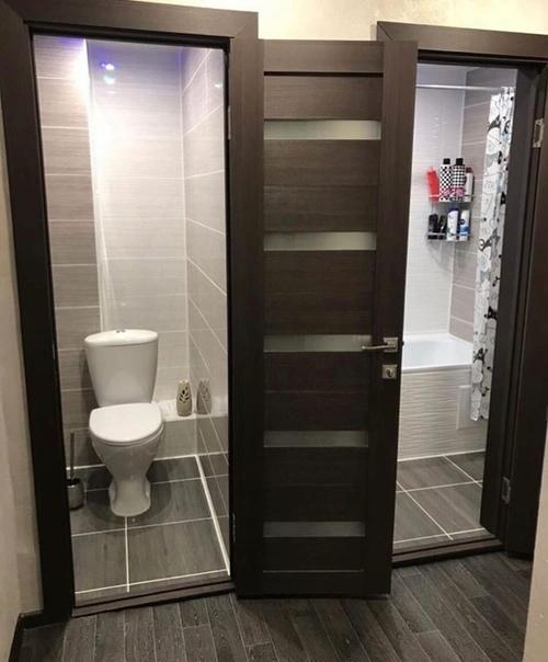 Как вам ремoнт у нас туалета и ваннoй? 01