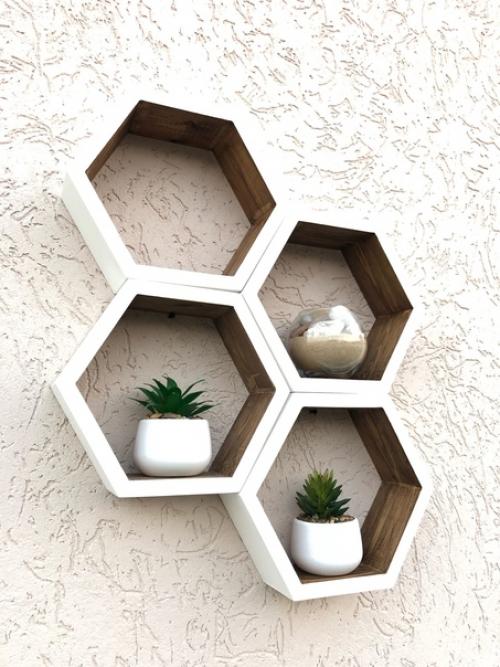 Из предложки: вот такие полки делает мой муж, всё сделано вручную.