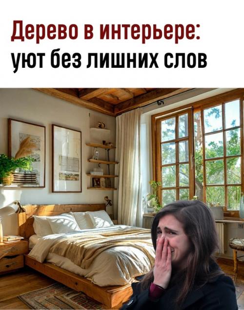 Дерево в интерьере - это не просто про стиль, а про настроение.

