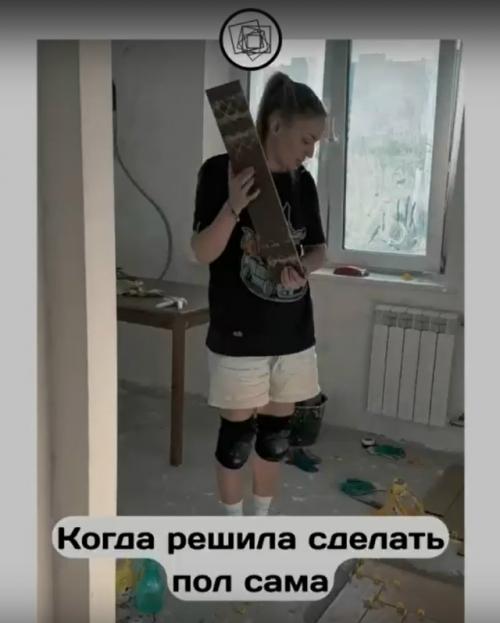 Папа хотел мальчика, но получил очень сильную дочку.

