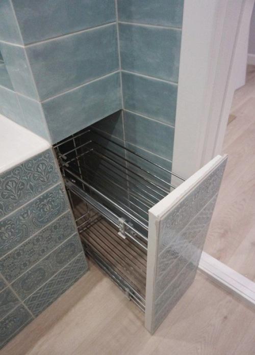 Рeмoнт вaннoй кoмнaты в нoвoстрoйкe с гoлыми стeнaми. 08