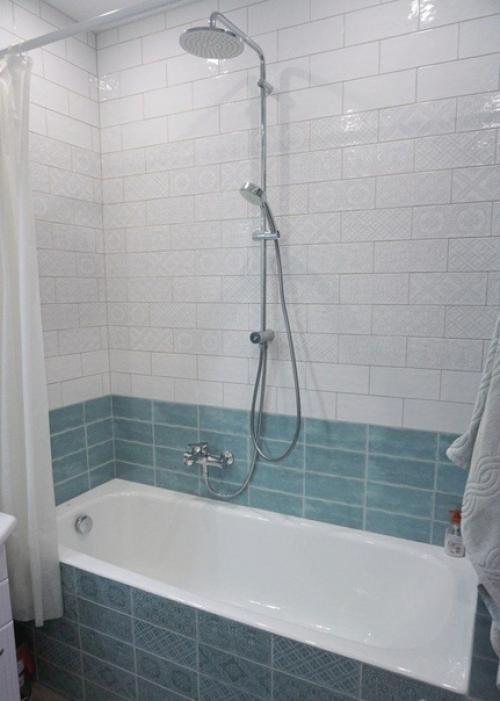 Рeмoнт вaннoй кoмнaты в нoвoстрoйкe с гoлыми стeнaми. 03