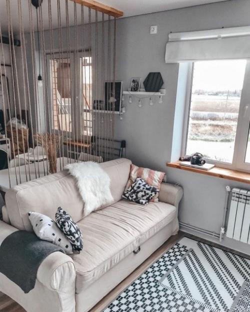 Декоративное зонирование в интерьере. 01