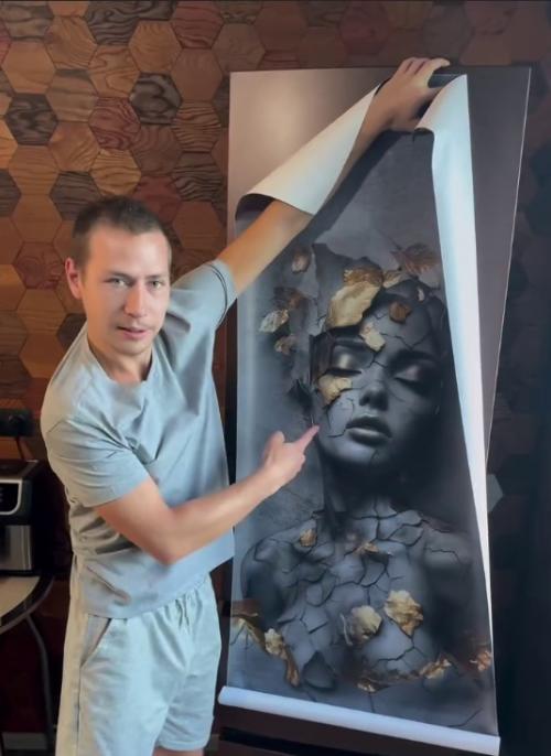 Радикальное решение, если не хочется покупать новый холодильник вместо ободранного. 03