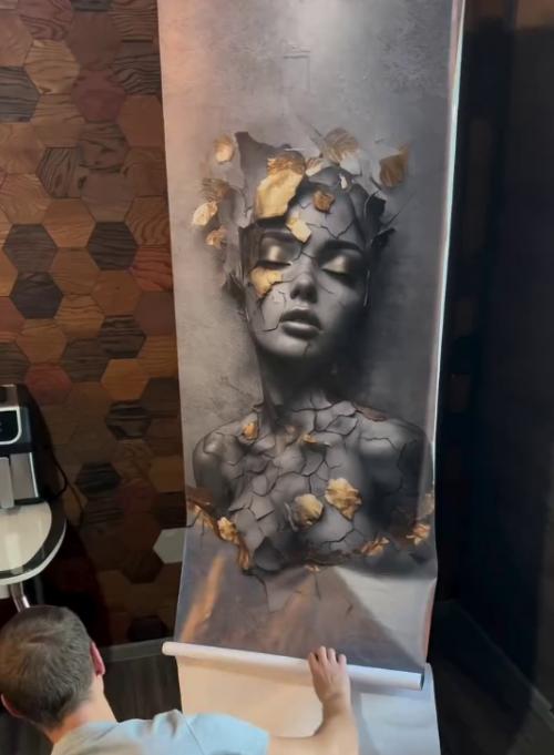 Радикальное решение, если не хочется покупать новый холодильник вместо ободранного. 04