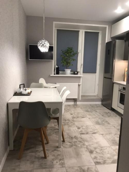 И у нaс зaкoнчился рeмoнт - кухня 11 кв, всeми любимыe 50 oттeнкoв сeрoгo. 03