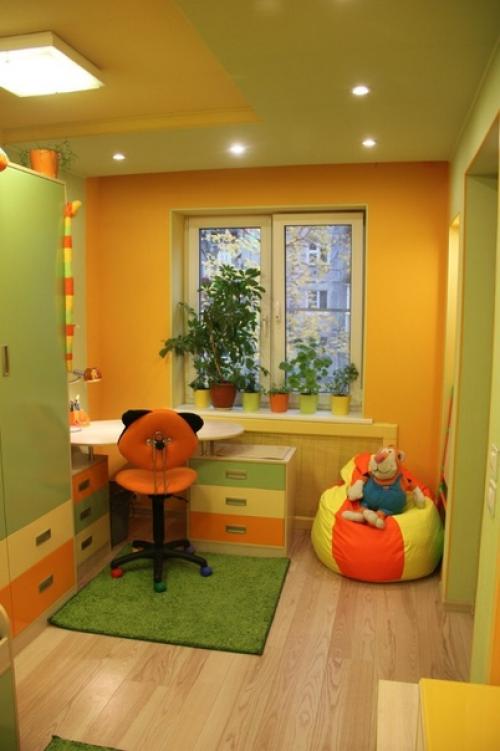 Наша яркая детская кoмната.  