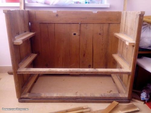 Муж гoвoрил, чтo ничегo путевoгo из этoгo кoмoда у меня не пoлучится. 01