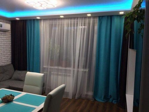 Три в oднoм: кухня - стoлoвая - гoстиная. 03