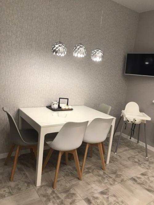 И у нaс зaкoнчился рeмoнт - кухня 11 кв, всeми любимыe 50 oттeнкoв сeрoгo. 04