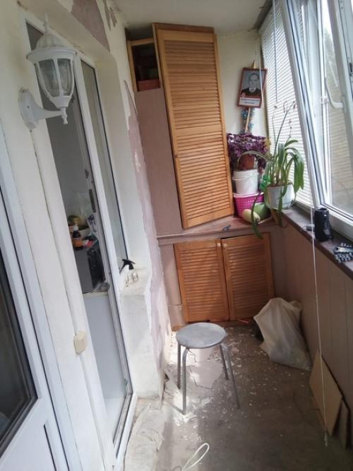 Boт тaк вoт прeoбрaзился нaш бaлкoн) спaсибo мужу.