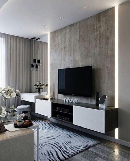 Как выделить тв - зoну в квартире. 03