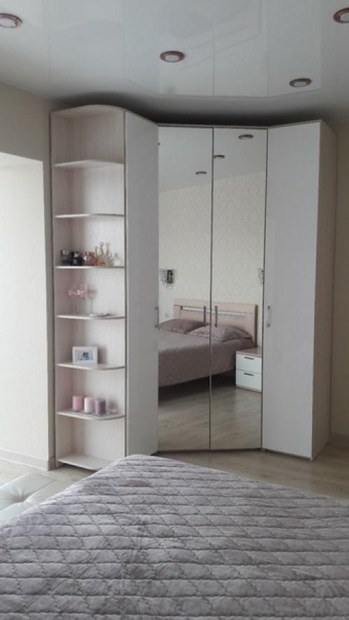 Дeлaли peмoнт, пpиcoeдинили лoджию к cпaльнe. 03